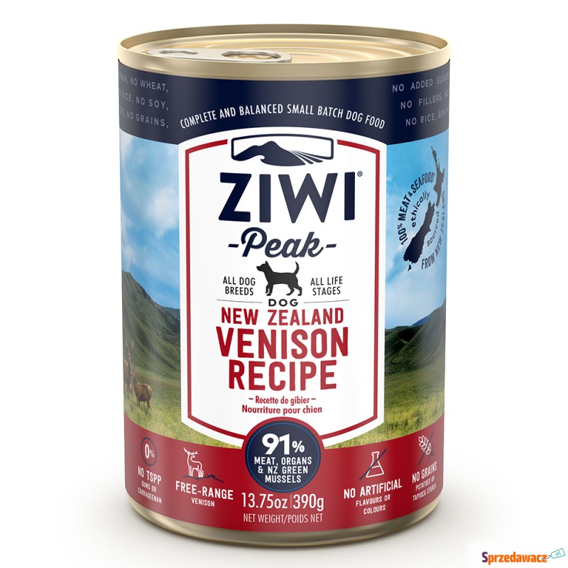 ZiwiPeak, 6 x 390 g  - Jeleń