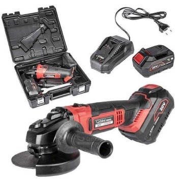 SZLIFIERKA KĄTOWA CEDRUS POWER+ AG125Li-SET Zestaw z baterią i ładowarką w walizce POWER+ 20V - OFIC