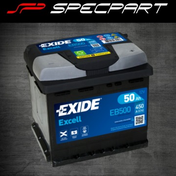 Akumulator 50Ah 450A Exide Excel - Akumulatory - Łódź - zdjęcie 1