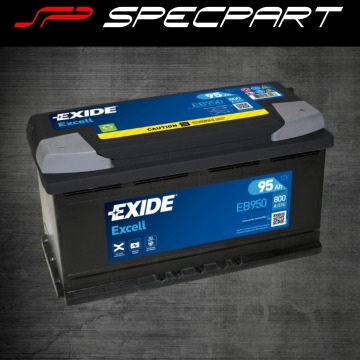 Akumulator 95Ah 800A Exide Excell - Akumulatory - Łódź - zdjęcie 1