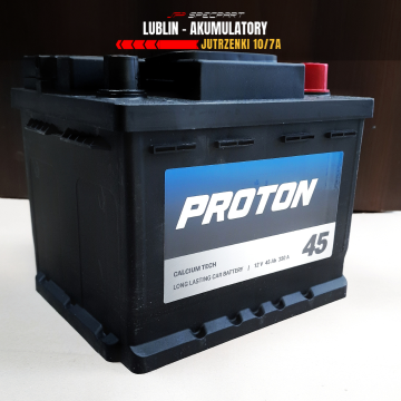 Akumulator 45Ah 350A PROTON - Akumulatory - Lublin - zdjęcie 2