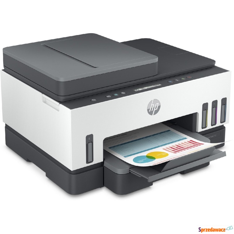Kolorowa HP Smart Tank 750 Duplex ADF USB LAN... - Drukarki - Konin