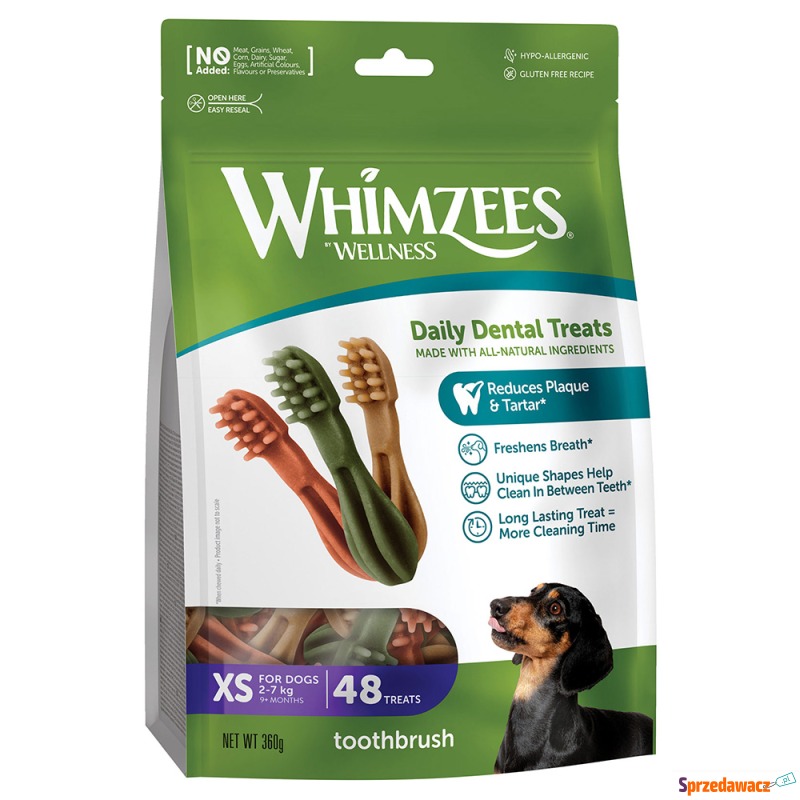 Whimzees by Wellness Toothbrush - Rozmiar XS:... - Przysmaki dla psów - Bytom
