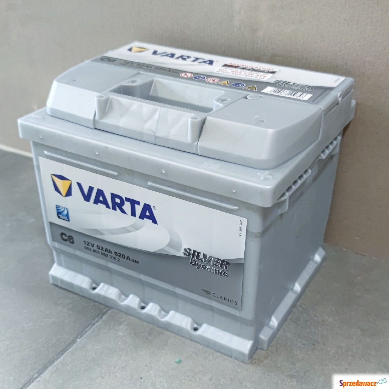 Akumulator 52Ah 520A EN Varta...