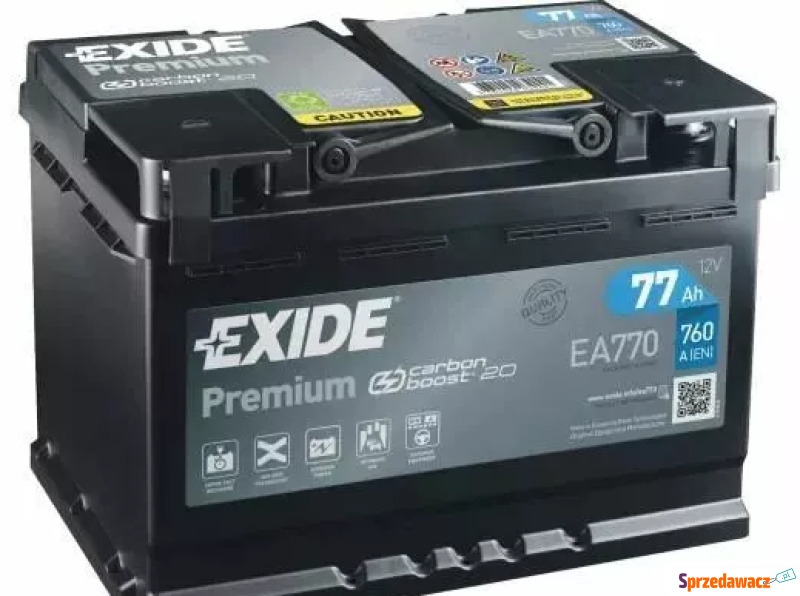 Akumulator 77Ah 760A Exide Premium...