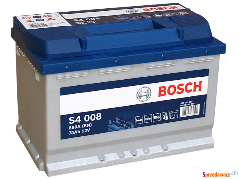 Akumulator 74Ah 680A Bosch S4008