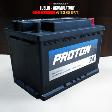 Akumulator 74Ah 620A PROTON - Akumulatory - Lublin - zdjęcie 2