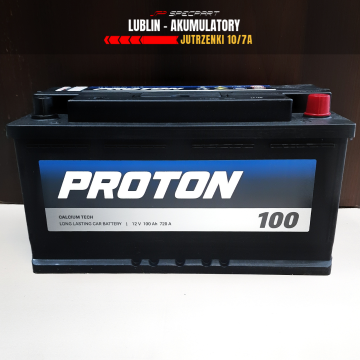 Akumulator 100Ah 720A PROTON - Akumulatory - Lublin - zdjęcie 1
