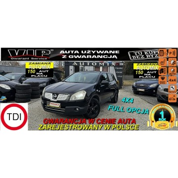 Nissan Qashqai - -SPRZEDANY- 2,0 dCi.4X4, FULL !Panorama ,Zarejestrowany, GWARANCJA
