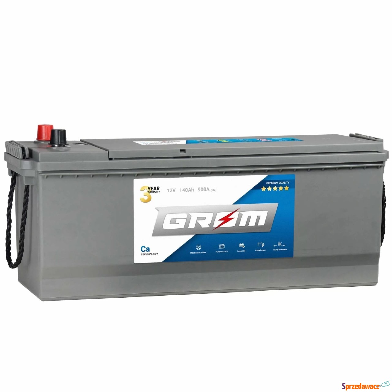 Akumulator 140Ah 850A Grom Premium