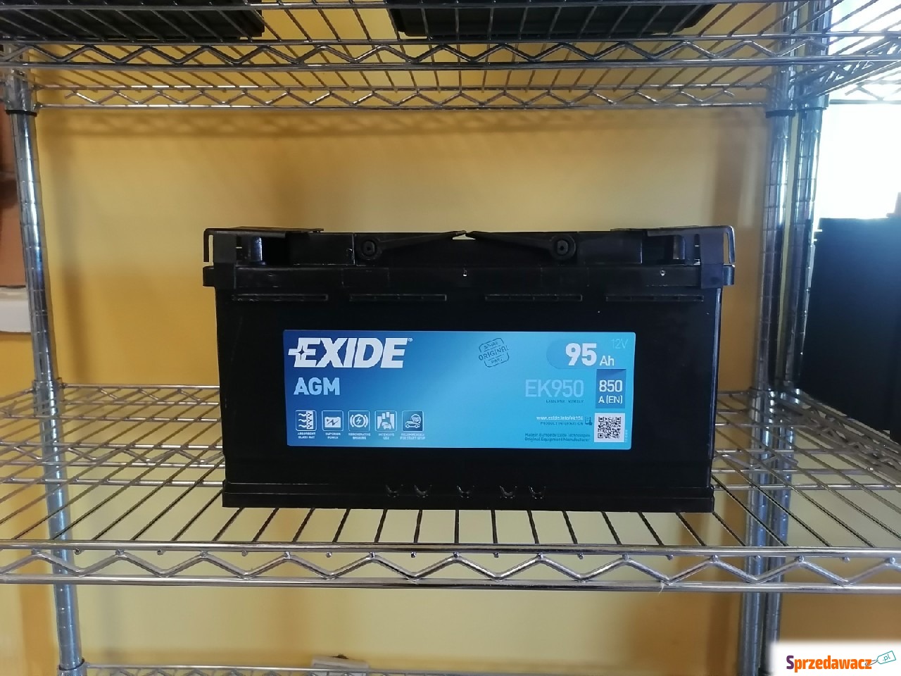 Akumulator 95Ah 850A Exide AGM...