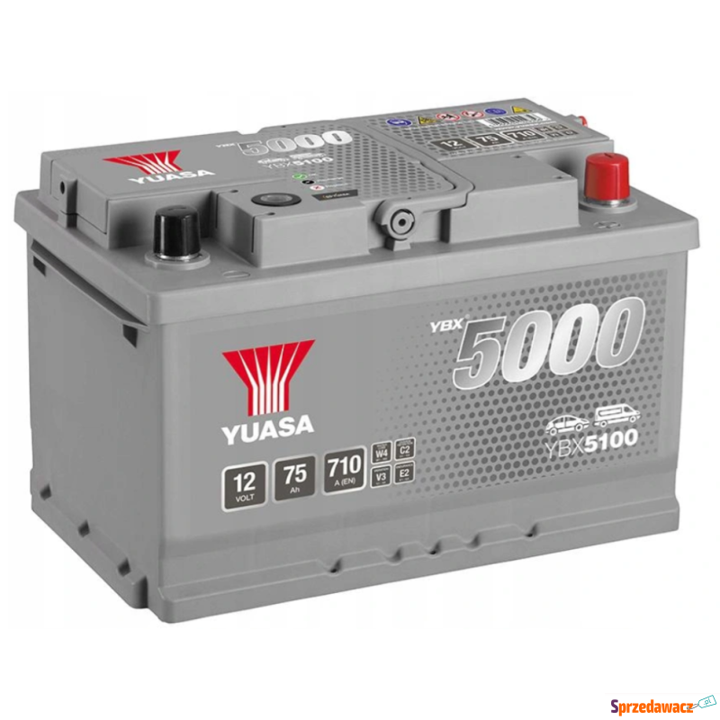 Akumulator 12V 75Ah 710A EN Yuasa...