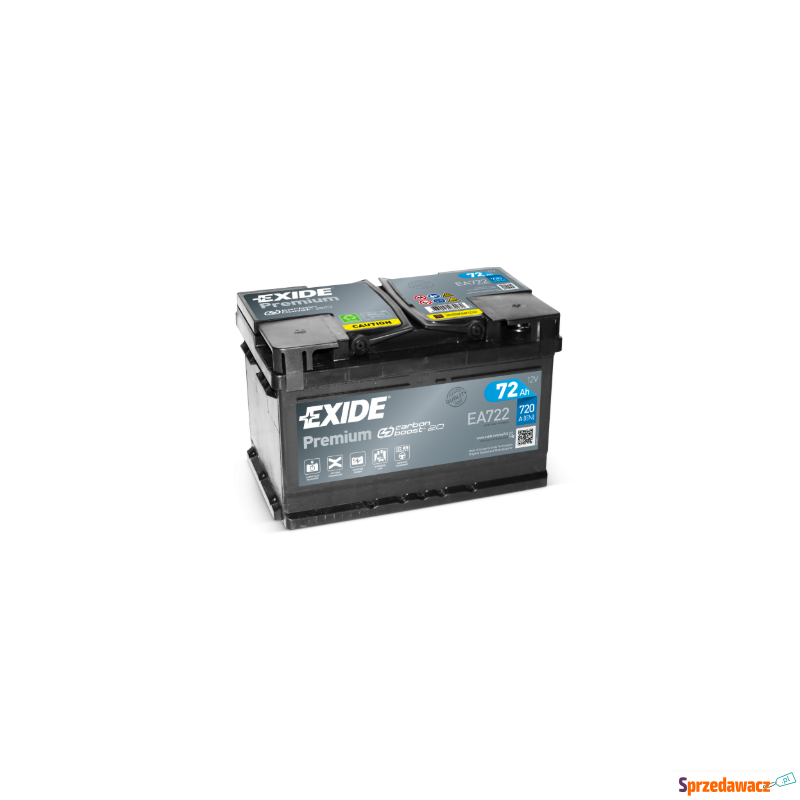 Akumulator 72Ah 720A Exide Premium...