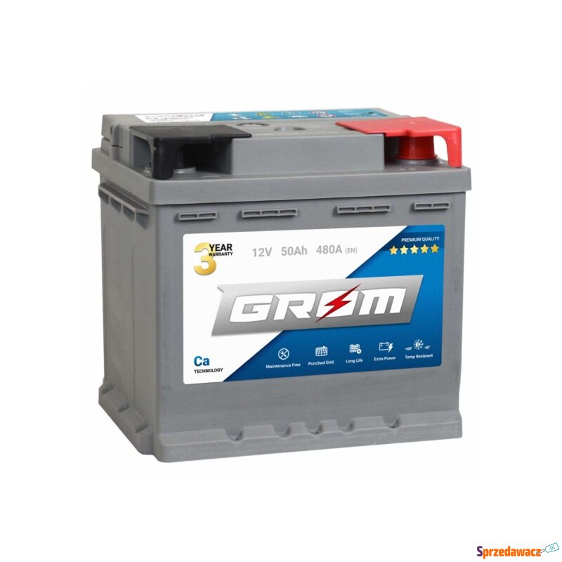 Akumulator 50Ah 480A Grom