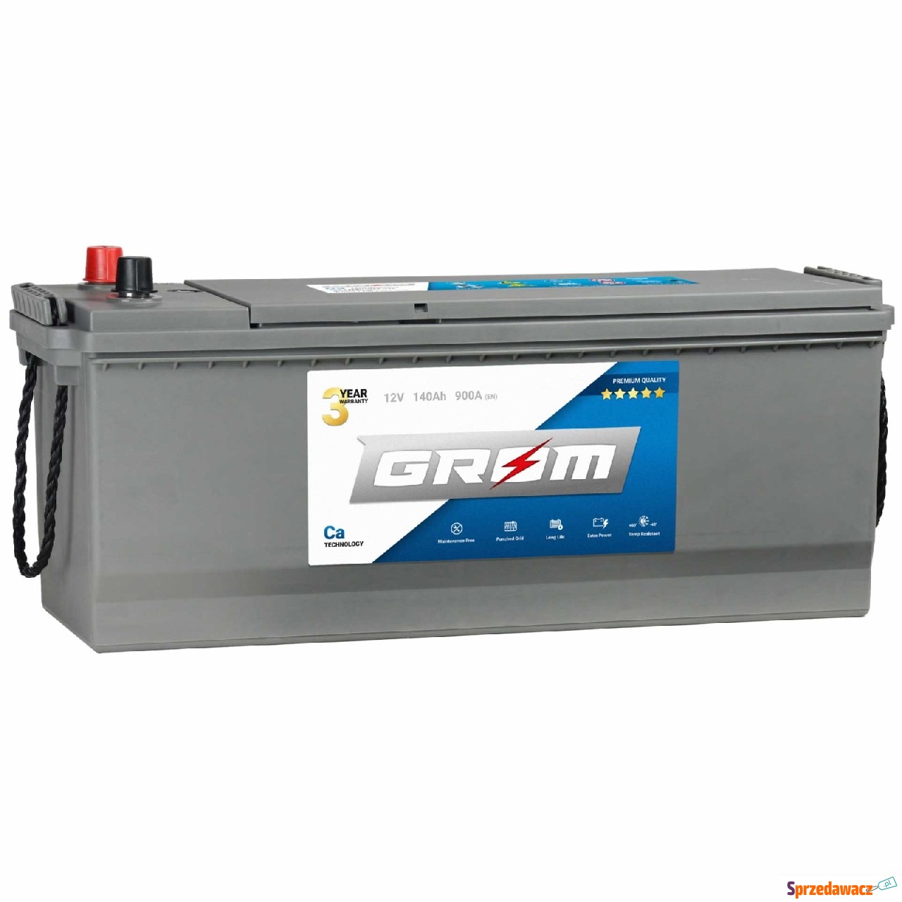 Akumulator 140Ah 900A L+ Grom Premium