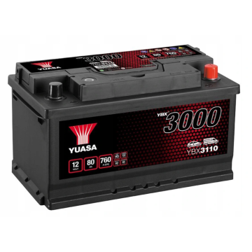 Akumulator 12V 80Ah 760A Yuasa Standard Prawy Plus