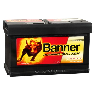 Akumulator 80Ah 800A Banner Running Bull AGM - Akumulatory - Lublin - zdjęcie 1