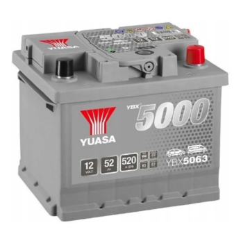 Akumulator 12V 52Ah 520A Yuasa Silver Prawy Plus