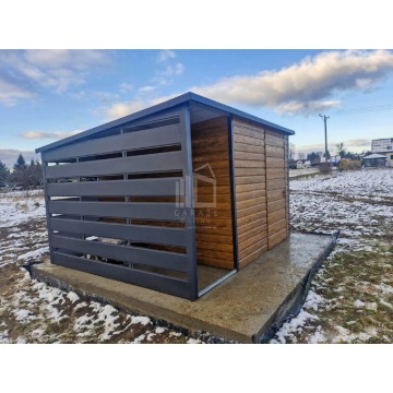 Schowek domek ogrodowy 2,5x3m drzwi okno drew... - Altany, domki, namioty - Żnin - zdjęcie 2