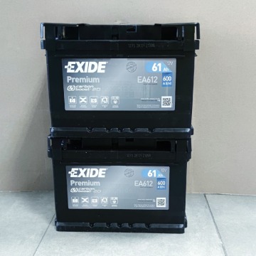 Akumulator 61Ah 600A Exide Premium P+ - Akumulatory - Lublin - zdjęcie 2