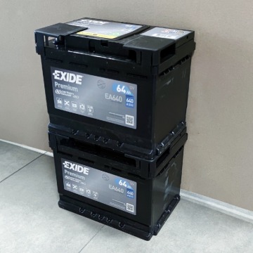 Akumulator 64Ah 640AExide Premium P+ - Akumulatory - Lublin - zdjęcie 2