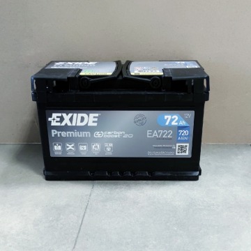 Akumulator 72Ah 720A Exide Premium P+ - Akumulatory - Lublin - zdjęcie 1