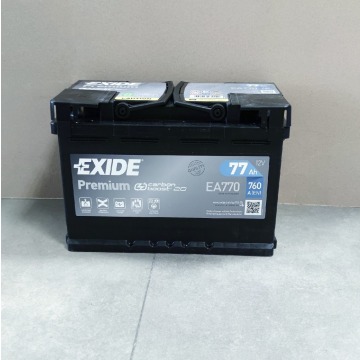 Akumulator 77Ah 760A Exide Premium P+ - Akumulatory - Lublin - zdjęcie 1
