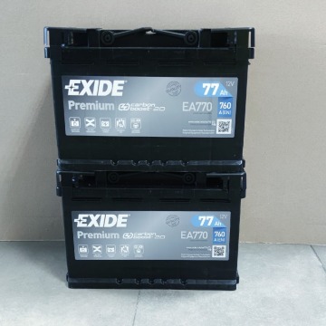 Akumulator 77Ah 760A Exide Premium P+ - Akumulatory - Lublin - zdjęcie 2
