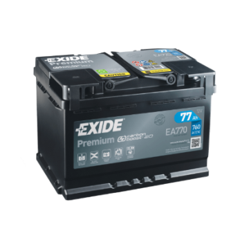 Akumulator 77Ah 760A Exide Premium EA770  Gdańsk... - Akumulatory - Gdańsk - zdjęcie 1