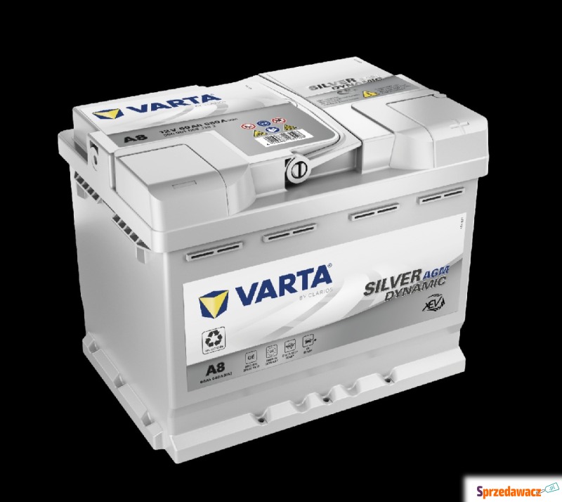 Akumulator 60Ah 680A Varta Silver AGM start&stop... - Akumulatory - Lublin