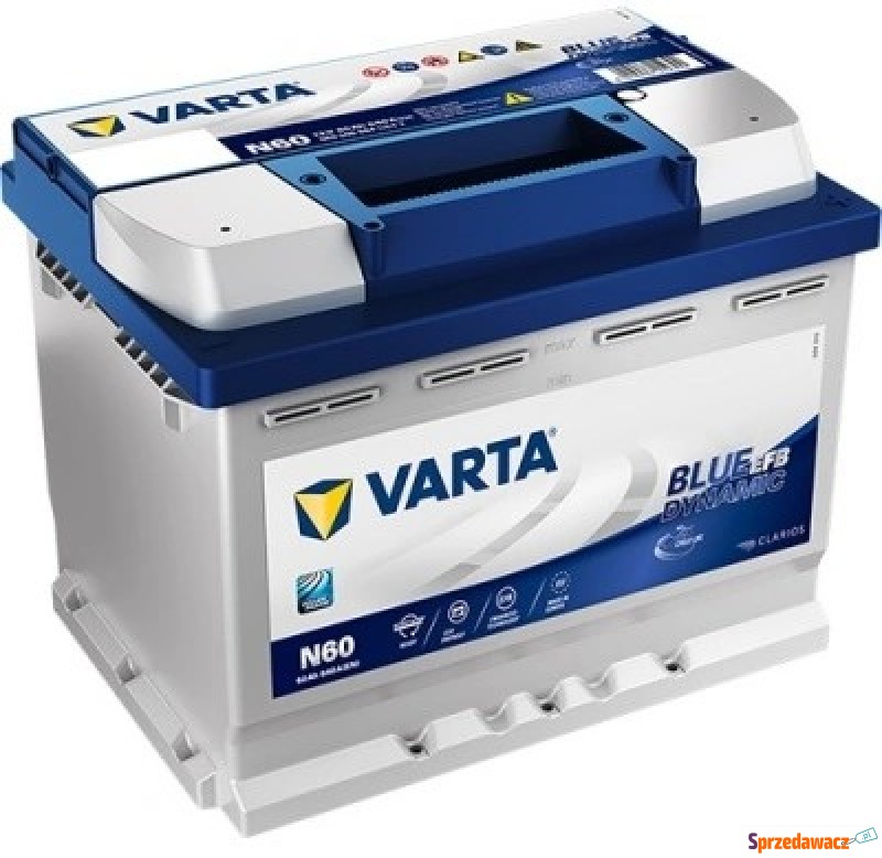 Akumulator 60Ah 640A Varta Blue Dynamic EFB s... - Akumulatory - Lublin