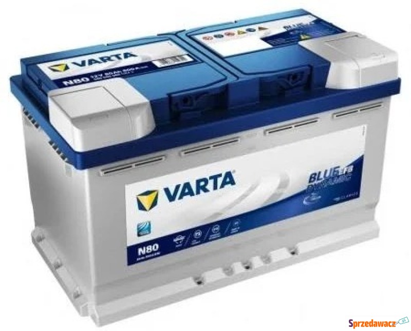 Akumulator 80Ah 800A EFB Varta N80 Blue Dynamic - Akumulatory - Lublin