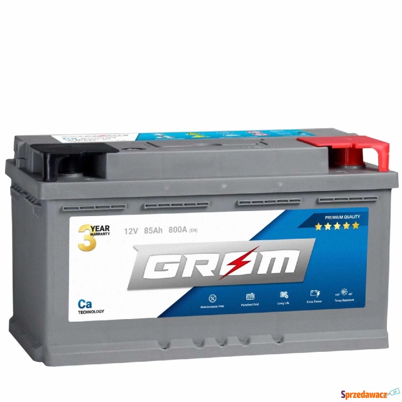 Akumulator 85Ah 800A GROM Premium - Akumulatory - Biała Podlaska