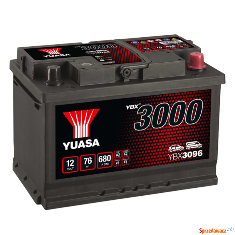 Akumulator 12V 76Ah 680A Yuasa Standard Prawy... - Akumulatory - Słupsk