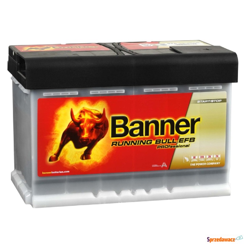 Akumulator 75Ah 700A Banner running bull EFB - Akumulatory - Lublin