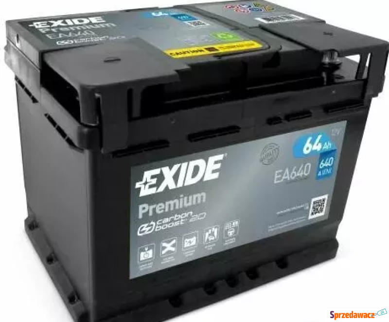 Akumulator 64Ah 640A P+ Exide Premium - Akumulatory - Żywiec
