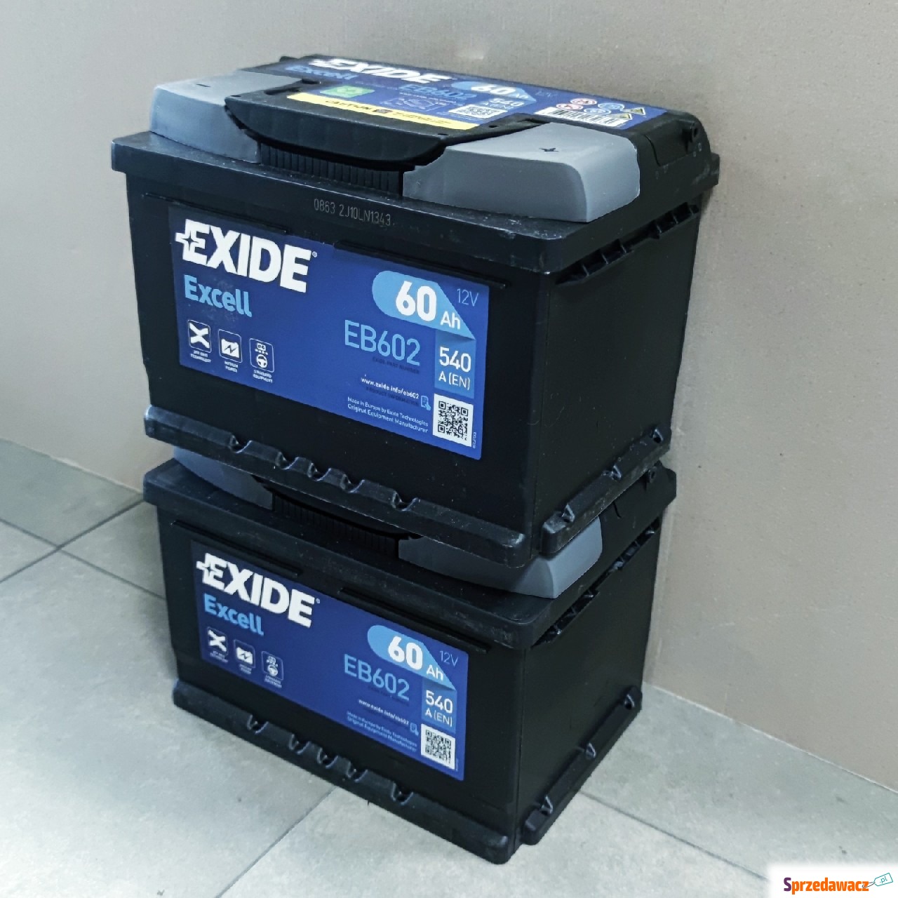 Akumulator 60Ah 540A Exide Excell...