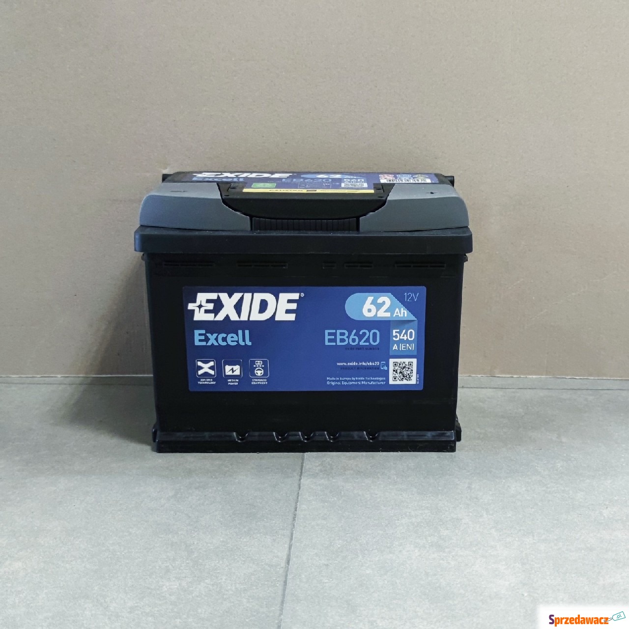 Akumulator 62Ah 540A Exide Excell...
