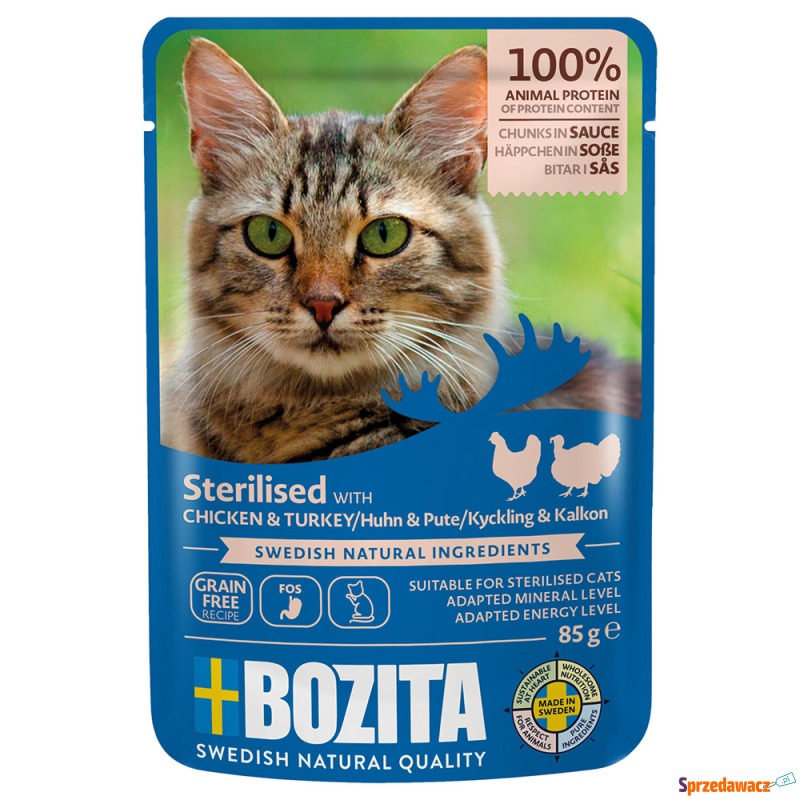 Bozita Sterilised kawałki w sosie,...