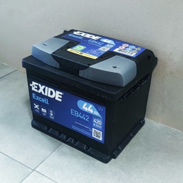 Akumulator 44Ah 420A Exide Excell  EB442 - Akumulatory - Lublin - zdjęcie 1