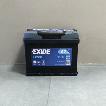 Akumulator 62Ah 540A Exide Excell  EB620 - Akumulatory - Lublin - zdjęcie 1