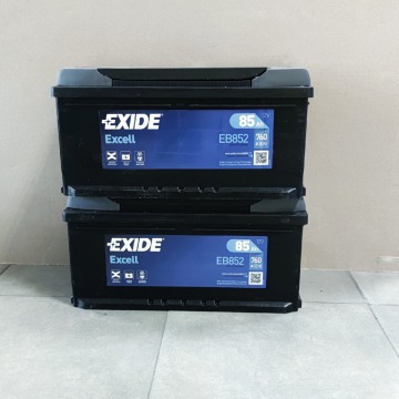Akumulator 85Ah 760A Exide Excell  EB852 - Akumulatory - Lublin - zdjęcie 1