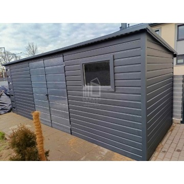 Schowek domek ogrodowy 6x2,5m + wiata 0,5m Brama... - Altany, domki, namioty - Ruda Śląska - zdjęcie 4