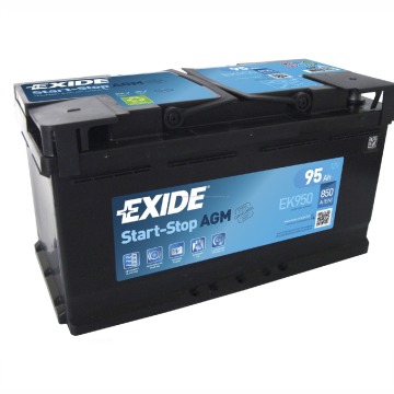 Akumulator 95Ah 850A Exide Agm Start-Stop EK950 - Akumulatory - Gdańsk - zdjęcie 1