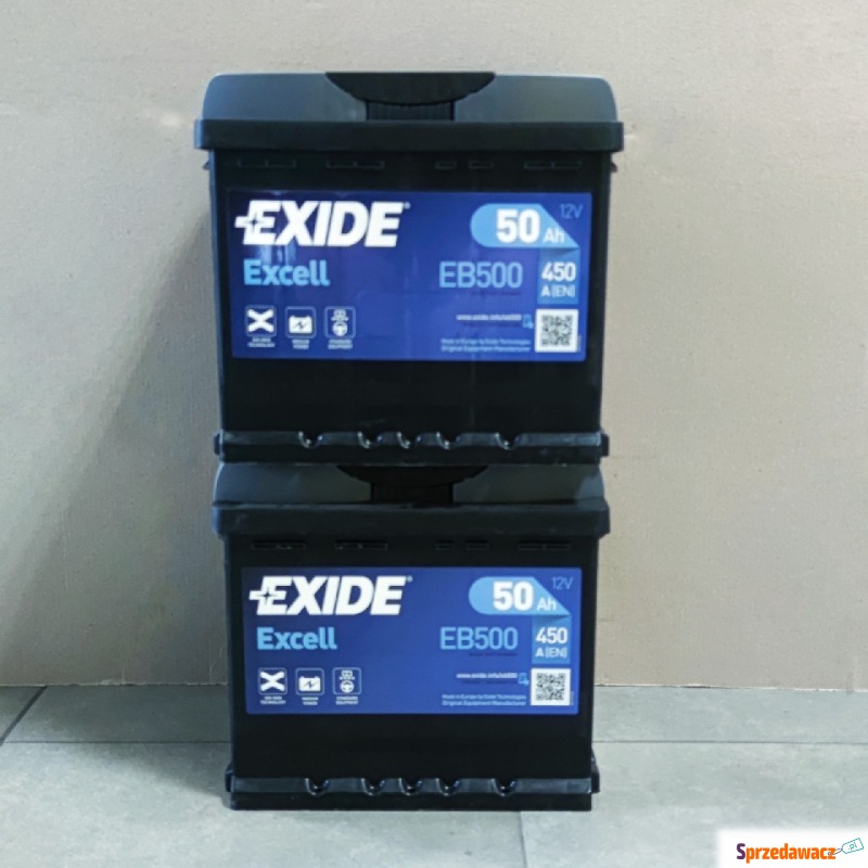 Akumulator 50Ah 450A Exide Excell  EB500 - Akumulatory - Lublin