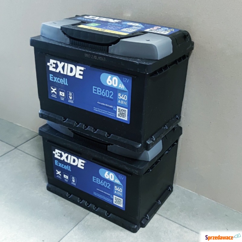 Akumulator 60Ah 540A Exide Excell  EB602 - Akumulatory - Lublin