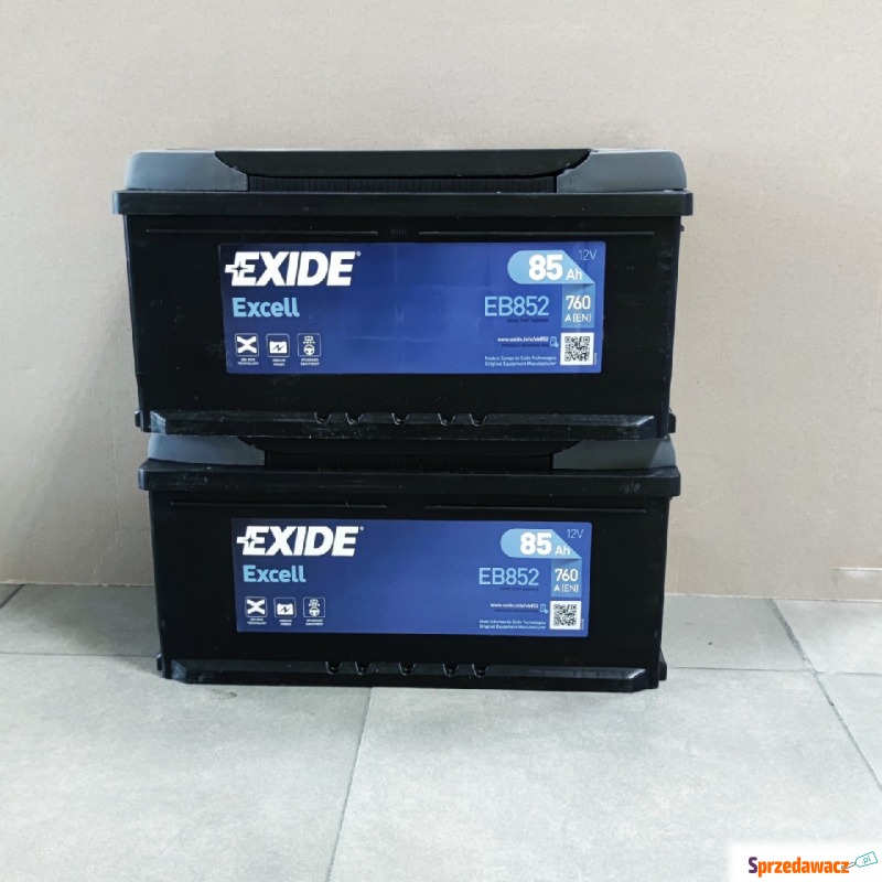 Akumulator 85Ah 760A Exide Excell  EB852 - Akumulatory - Lublin