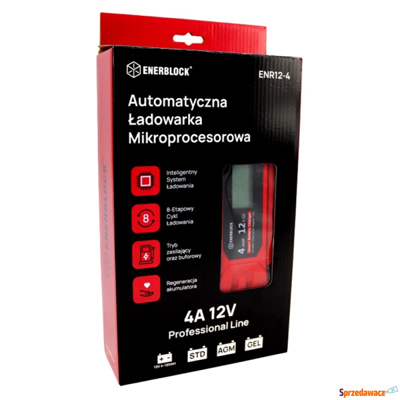 Automatyczna ładowarka mikroprocesorowa Enerblock... - Prostowniki do akumulatorów - Lublin