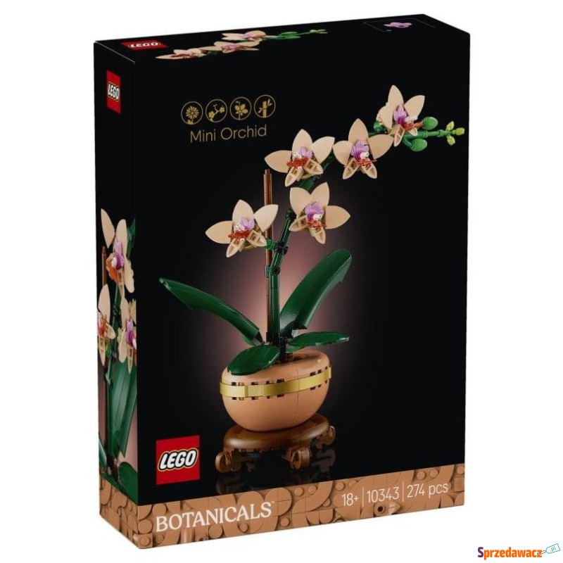 LEGO Botanical Collection 10343 Mała orchidea - Klocki - Skarżysko-Kamienna