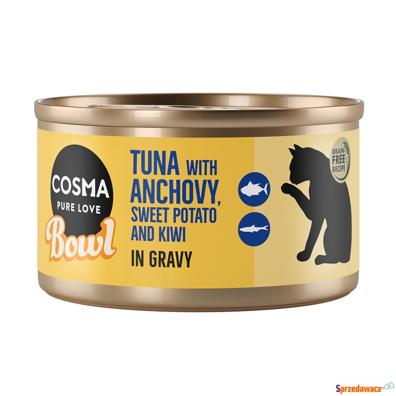 Megapakiet Cosma Bowl, 24 x 80 g - Tuńczyk z... - Karmy dla kotów - Radom